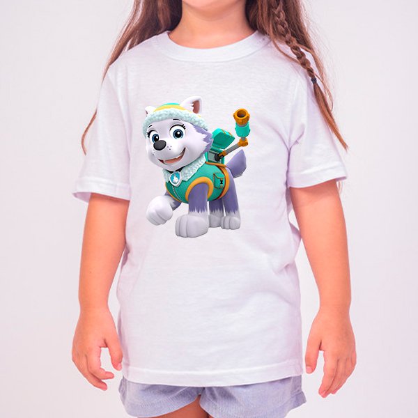 Camiseta Infantil Patrulha Canina Everest Seu Pano